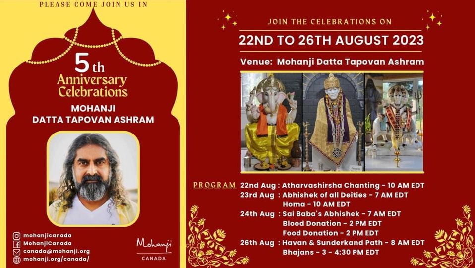 mohanji-datta-tapovan-ashram-canada-celebration